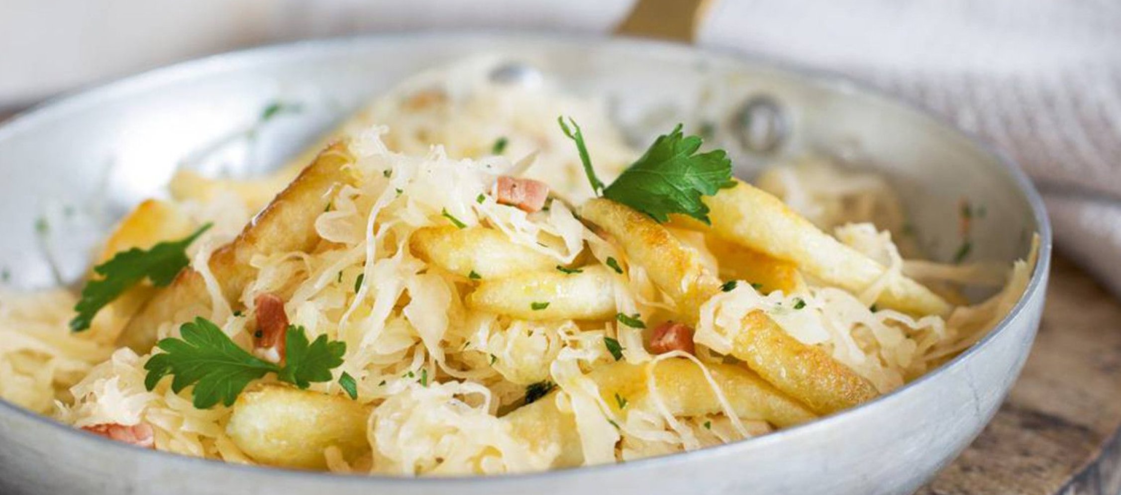 Rezept Spätzle-Pfanne mit Speck-Kraut