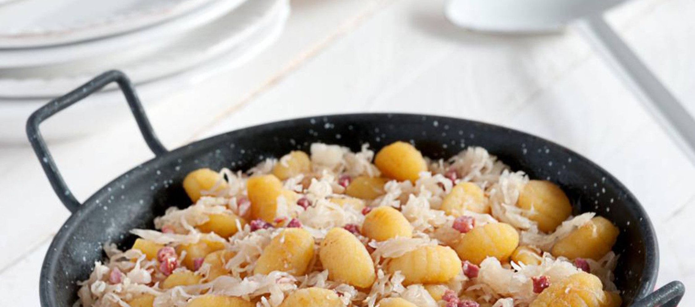 Rezept Gnocchi mit Kraut und Speck Rezept Gnocchi mit Kraut und Speck