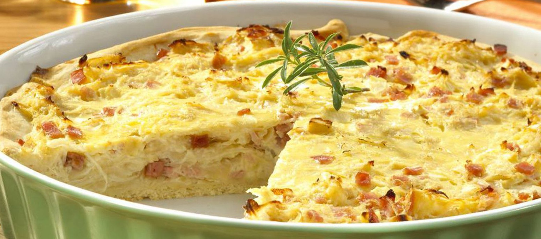 Rezept Quiche Winzer Art mit Kraut und Schinken Rezept Quiche Winzer Art mit Kraut und Schinken
