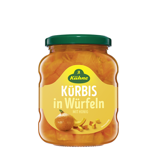 Kürbis in Würfel Kürbis in Würfel