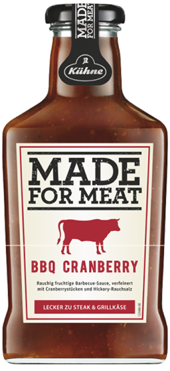 Carl Kühne - Made For Meat BBQ Cranberry, 375 ml Carl Kühne - Made For Meat BBQ Cranberry, 375 ml
