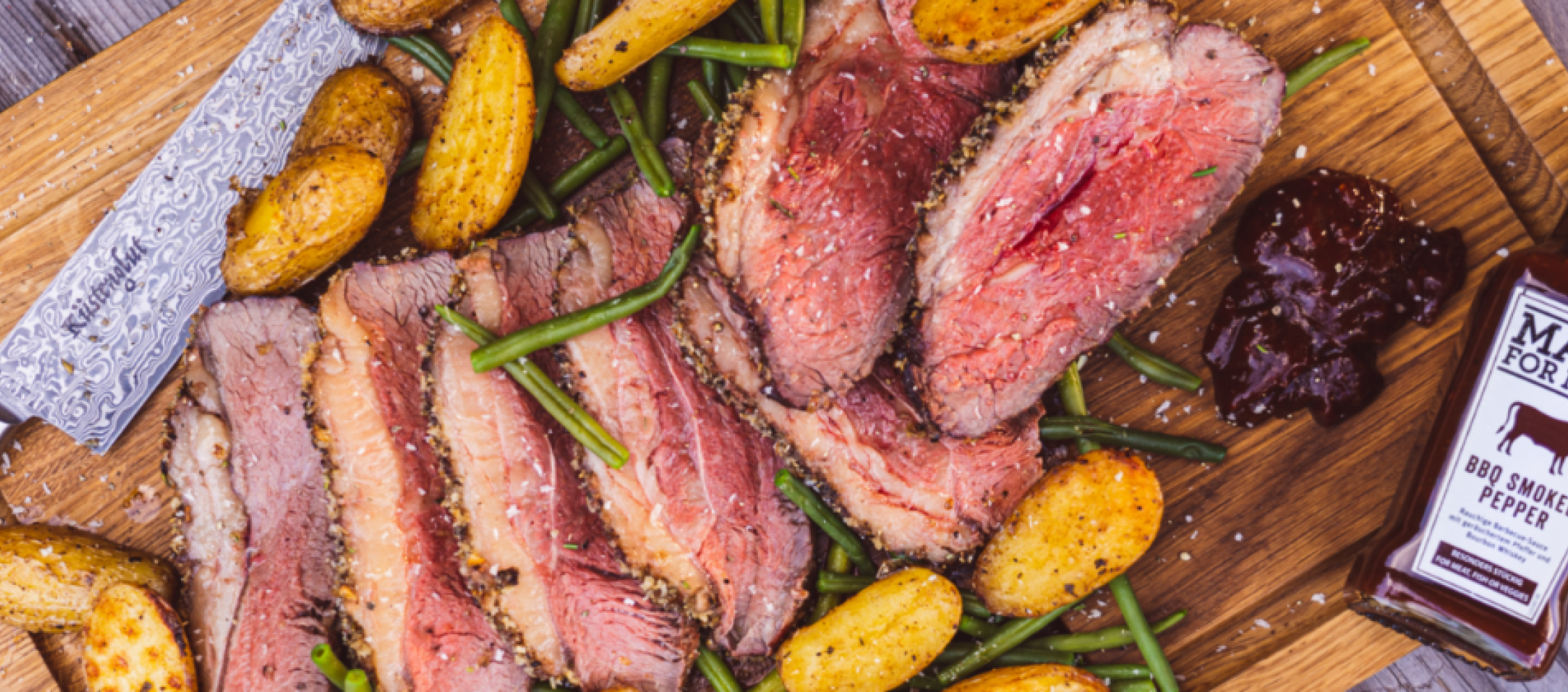 Roastbeef mit Kruste  Roastbeef mit Kruste