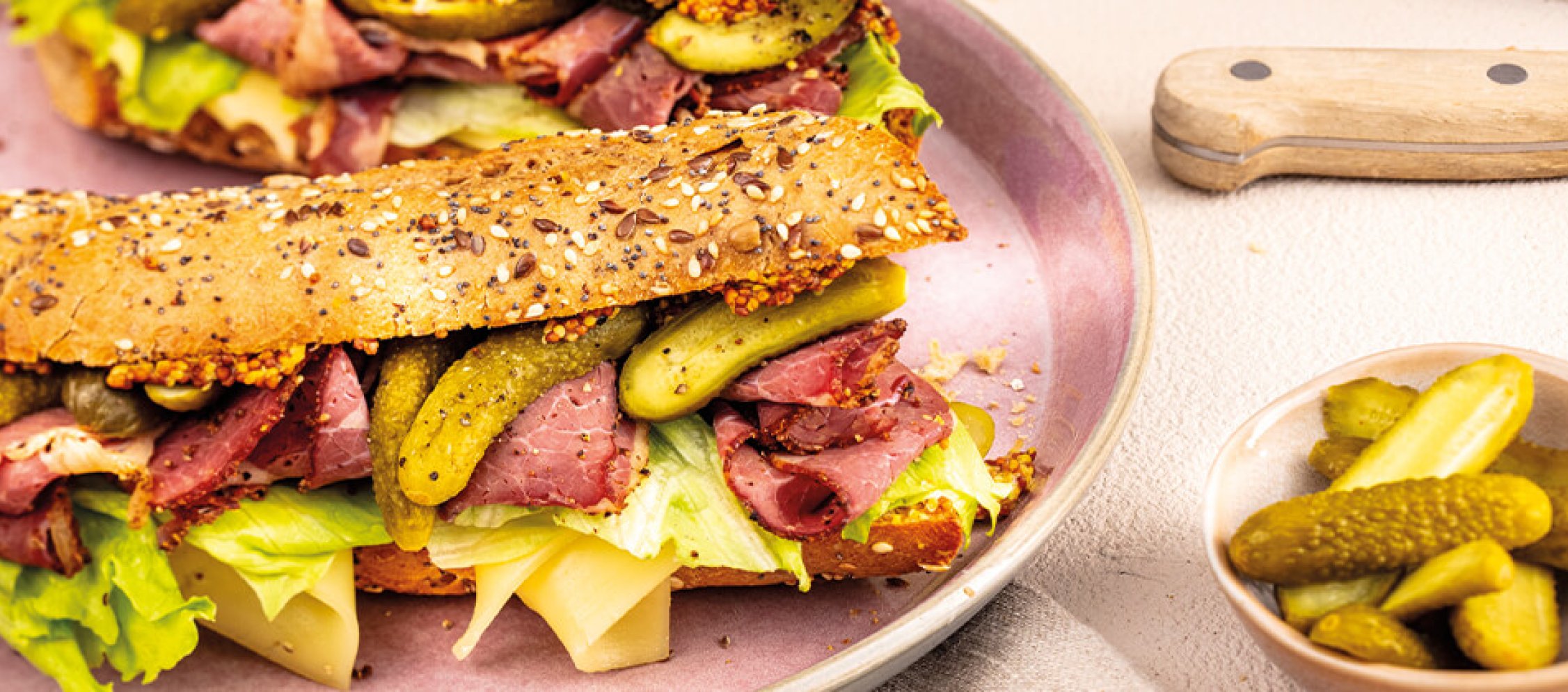 Pastrami-Sandwich