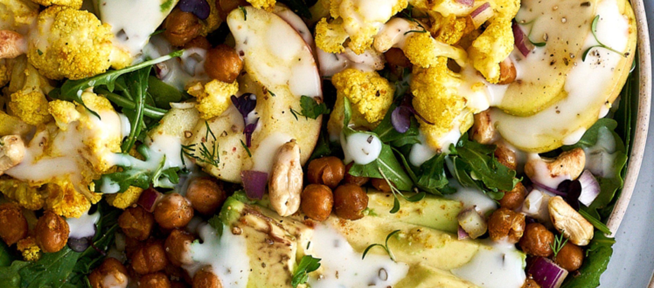 Apfel-Blumenkohlsalat